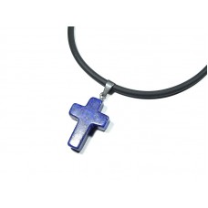 Lapis lazuli Wisior Krzyżyk 55w